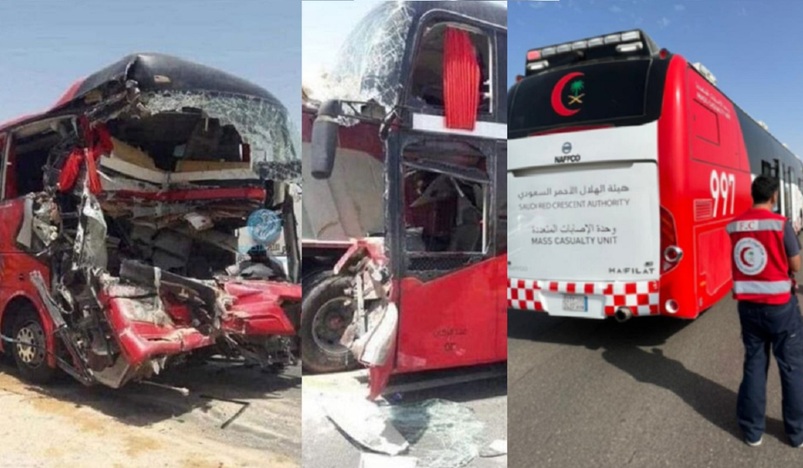Eight Umrah pilgrims killed and 43 others injured in horrific bus crash in Medina